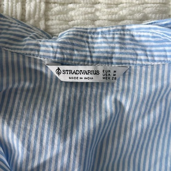 Stradivarius cropped stripped shirt - Picture 5 of 5